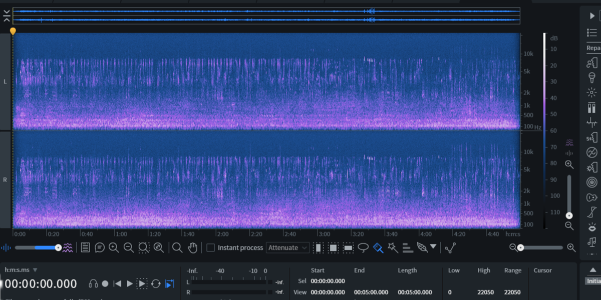 nature audio restoration