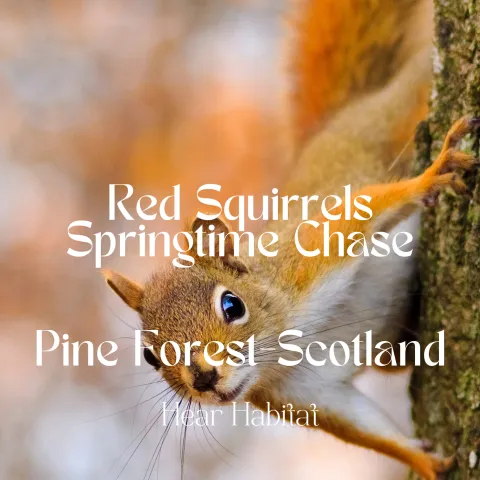 Red Squirrels Springtime Chase